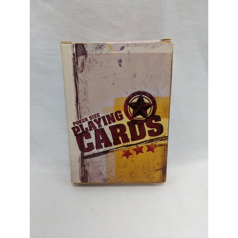 Wild West Star Poker Size Playing Cards Complete